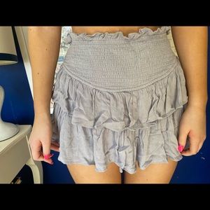 Tiered Lilac Skirt Medium